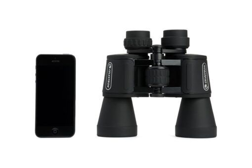 Side view of Celestron Binocular Upclose G2 10x50 PORRO – Binoculars > Binocular | Shop at Vorion Scientific India