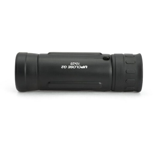 Side view of Celestron Monocular Upclose G2 10x25 Monocular Box – Binoculars > Monocular | Shop at Vorion Scientific India