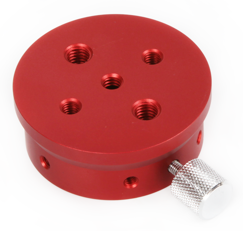 Main image of William Optics iOptron Skyguider Pro Dec adapter – Accessories > Adapters Spacers Converters Tilters | Shop at Vorion Scientific India